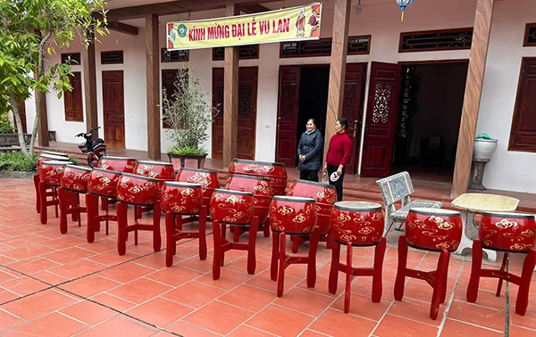 Dàn trống hội - trống đọi tam