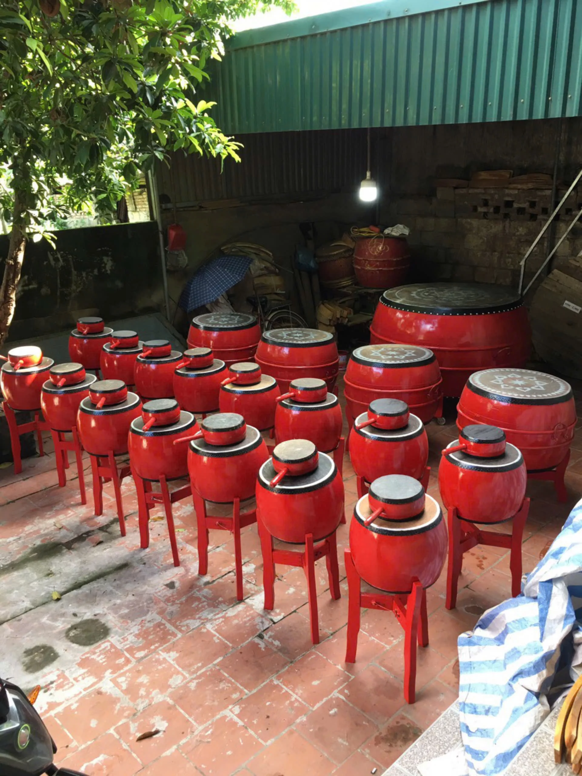 Dàn trống hội - trống đọi tam