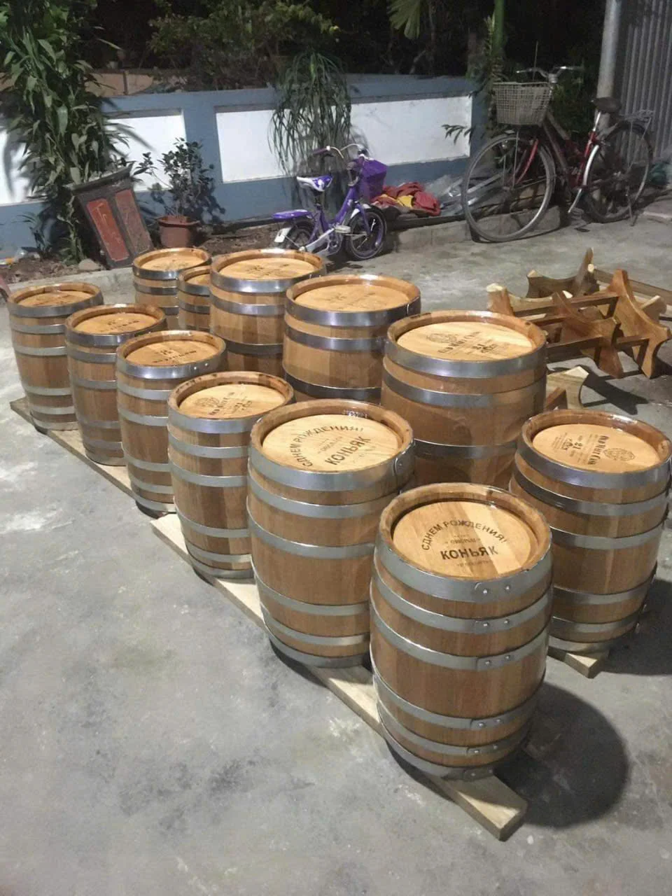 Thùng Rượu Gỗ Sồi 10L - Thùng Rượu Gỗ Sồi Ngâm