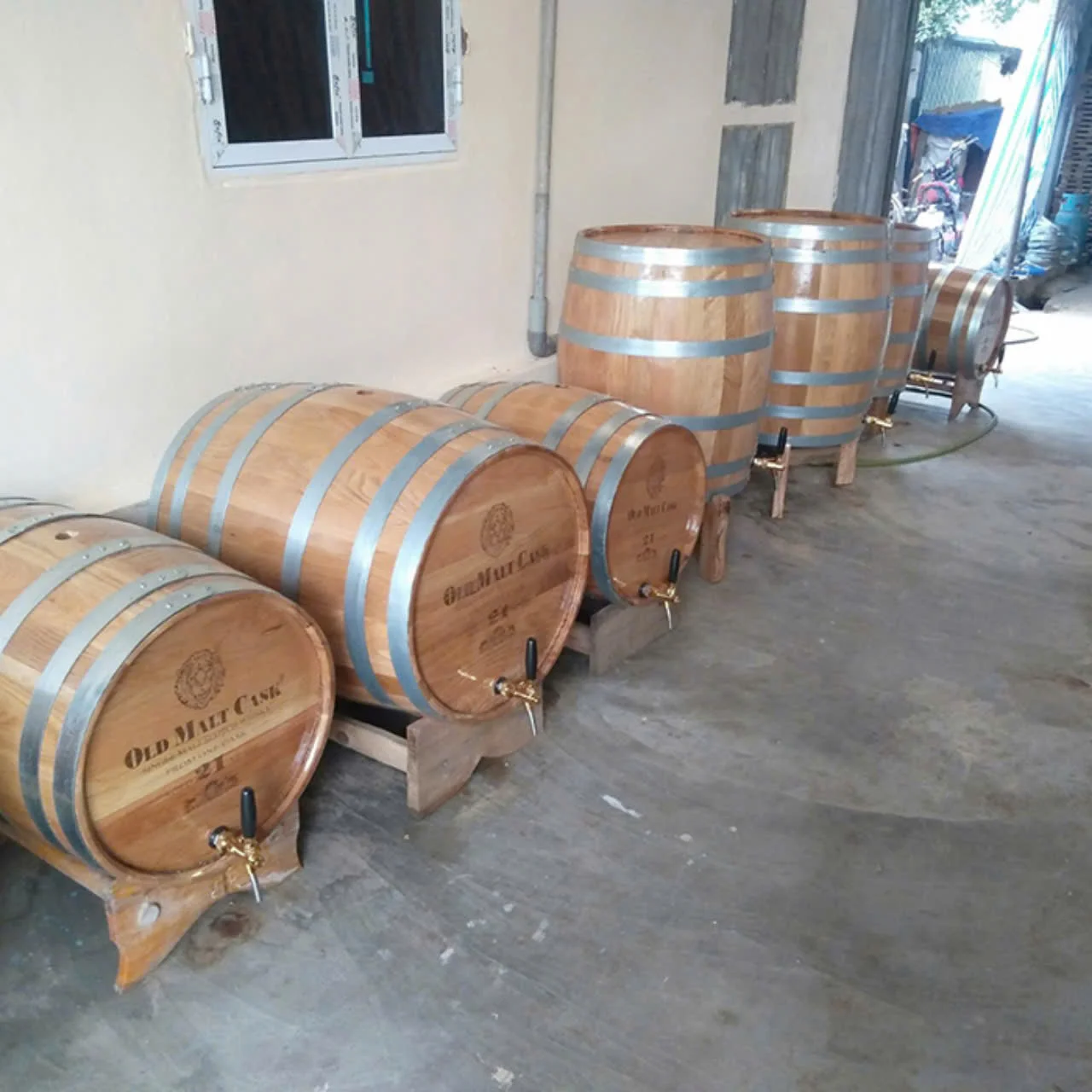Thùng Rượu Gỗ Sồi 20L - Thùng Gỗ Sồi Đựng Rượu
