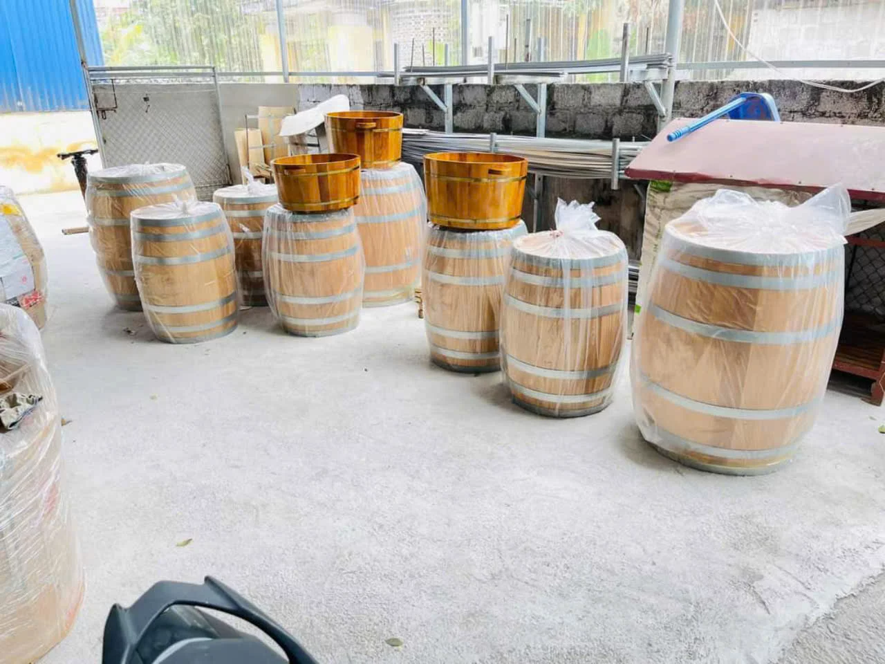 Thùng Rượu Gỗ Sồi 300L