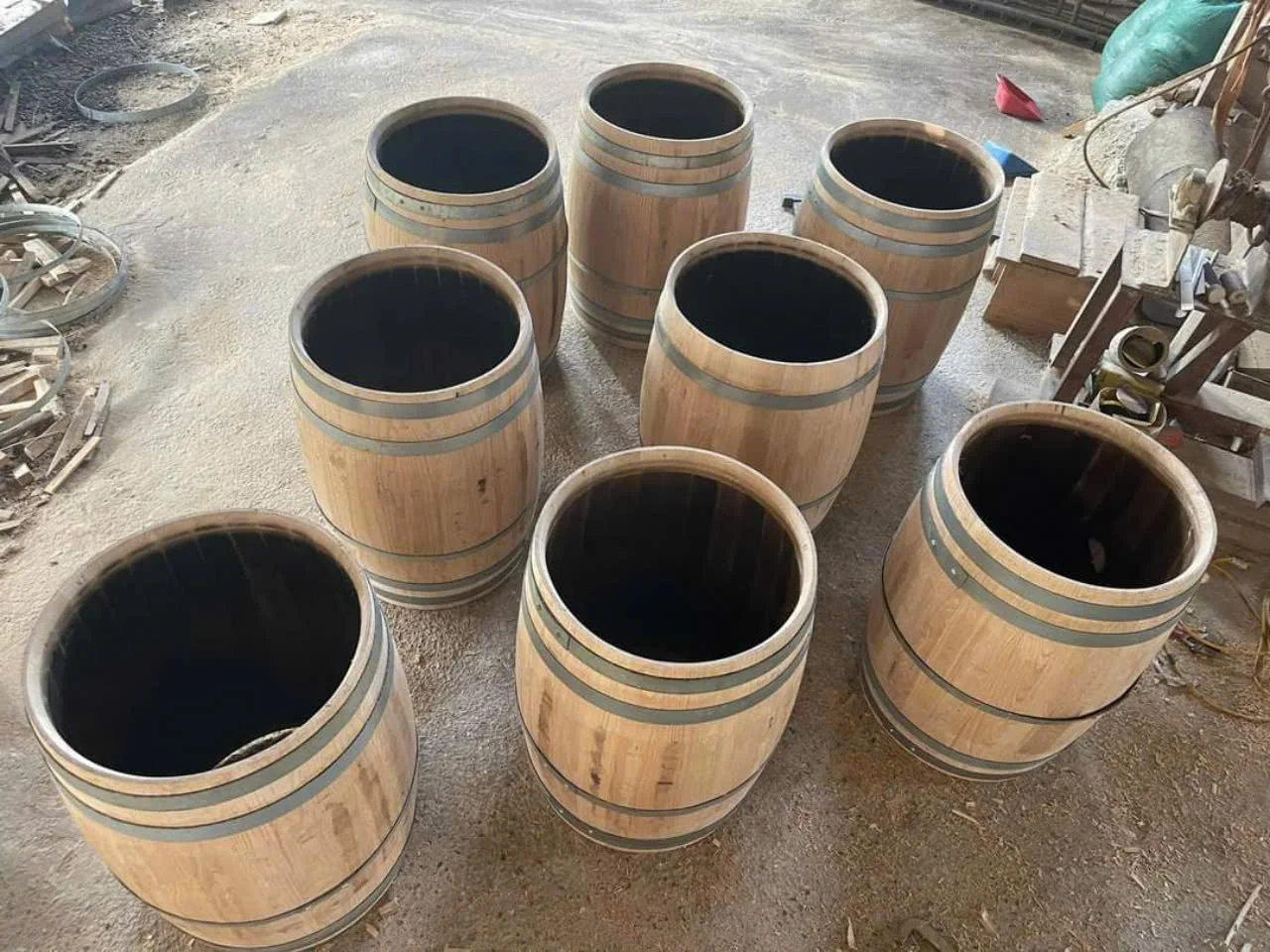 Thùng Rượu Gỗ Sồi 50L